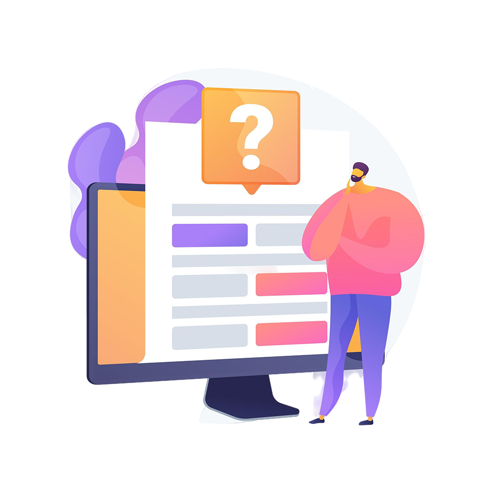 Question mark illustration